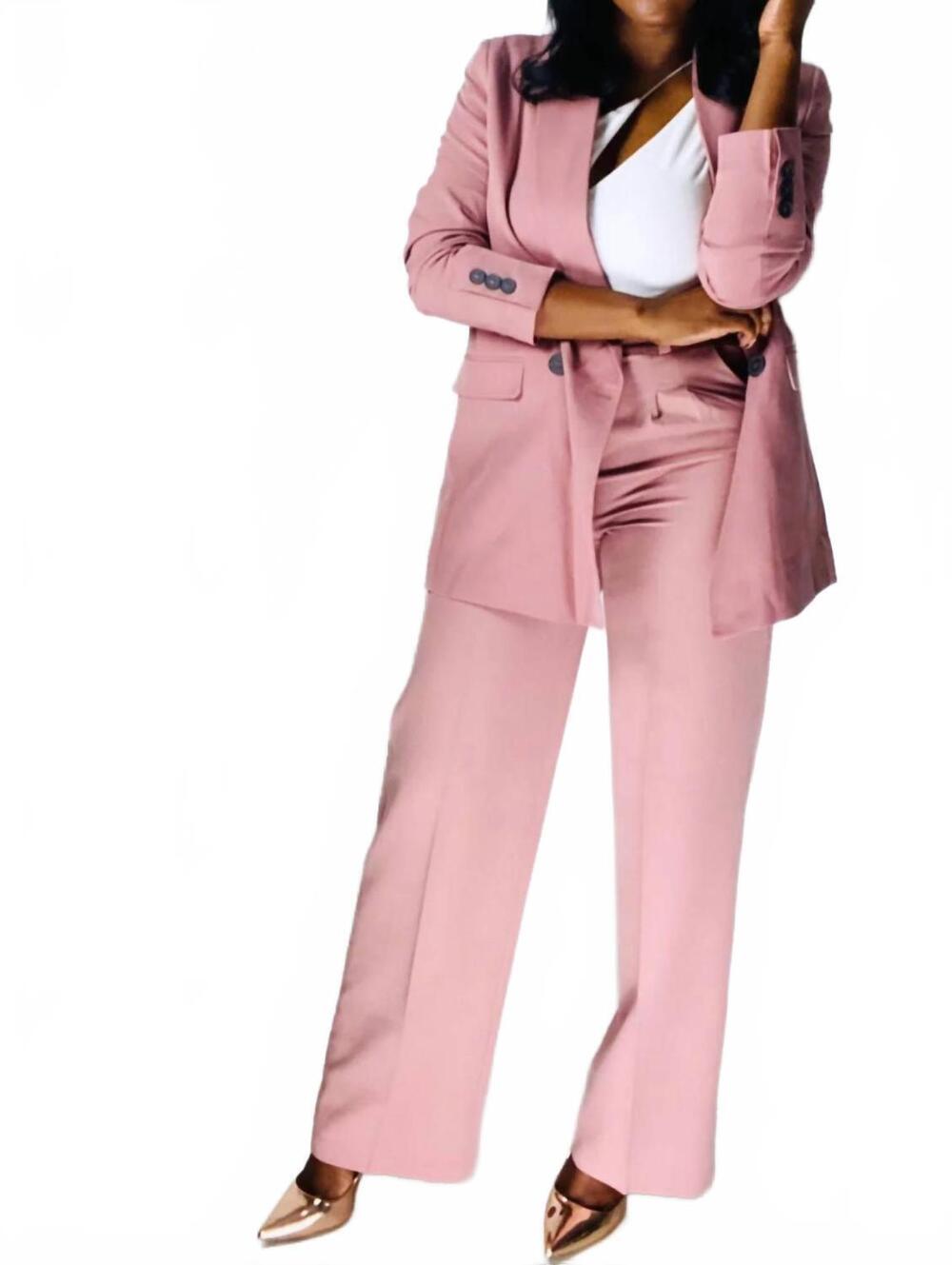 NEW FOOLHARDY COLLECTION melrose two piece suit in mauve
